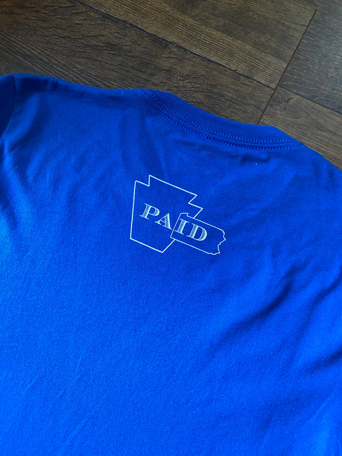 PA SANDMAN Unisex T-Shirts | BLUE & WHITE