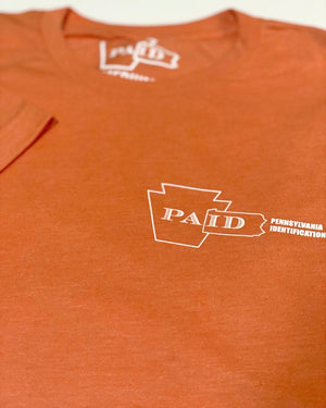 PAid Logo T-Shirts UNISEX | HEATHER ORANGE