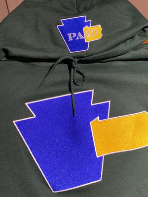 PAid |Green Patch Hoodie