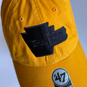 PAid Yellow / Black ‘47 Brand Adjustable Hat