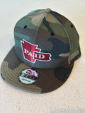 PAid Camo/ Metallic Red New Era 9 Fifty Snapback